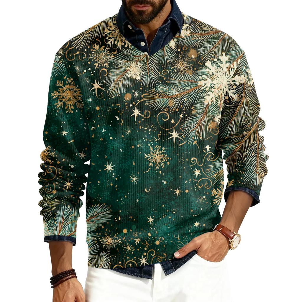 Pánský pulovr s V-výstřihem, s dlouhým rukávem, žebrovaný úplet