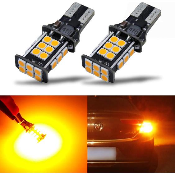 iBrightstar Extremely Bright 3030 Chipsets 921 T15 912 W16W LED Bulbs Error Free For Backup Reverse Lights, Truck Cargo Lights, 3rd Brake Lights,