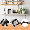 2 Stück Wandregalhalter Etagere Dreieckshalterung Innenmöbel Aufbewahrungsregal Wandmontiertes Multifunktionales Aufbewahrungsregal