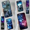 Animal Wolf Galaxy Phone Case For iPhone 16 15 11 12 13 14 Pro Max X XR XS Max 6 14 Plus Soft Cover