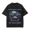 Gym Skull Print Washed T-Shirt Fashion Cool To-Do Sea Por Las Senoras Summer T-Shirt Aesthetics Simple Casual Gothic Top
