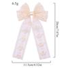 New Embroidery Hair Bows Lace Big Bows Hairclip Women Elegant Spring Clip Spring Summer Hair Accessories Women Barrettes