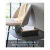 Yamazaki Jitsugyo Compact Tissue Case with Lid Brown W21 X D11 X H6.1cm RIN RIN Soft Pack Tissue Only Tabletop 10604