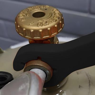 Gas Cylinder Tank Wrench Professional Non Slip Adjustable Cylinder Pressure Reducing Valve Wrench For Home Camping Plumbing