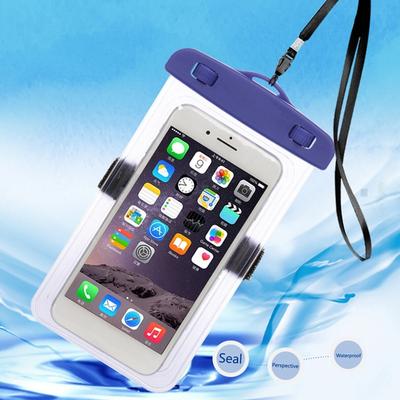 1 sada suchého vaku na telefon dotykový displej odolný proti poškrábání vodotěsný PVC odolný proti nárazům plážový kemping vodotěsný vak na telefon vodní sporty
