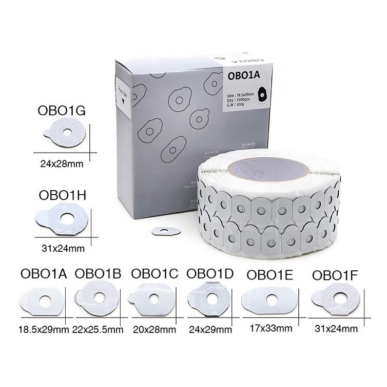 Edging Anti Slip Optical Lens Blocking Pads 1000pcs Eye Glasses Double-sided Adhesive Sticker Tape