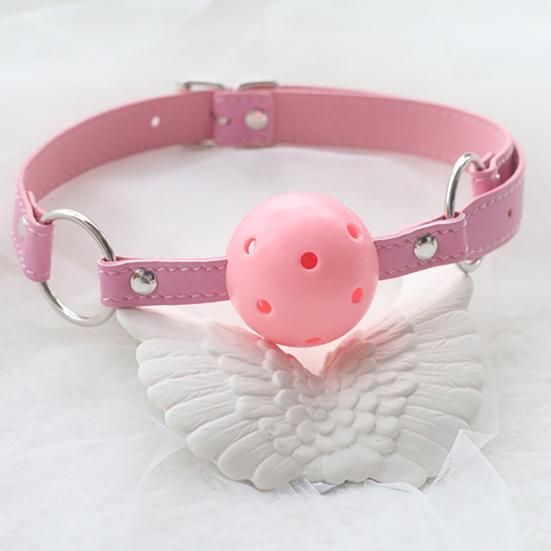 Mouth Gag Ball Harness Oral Fixation Restraints Bondage Adults Sex Game Toy