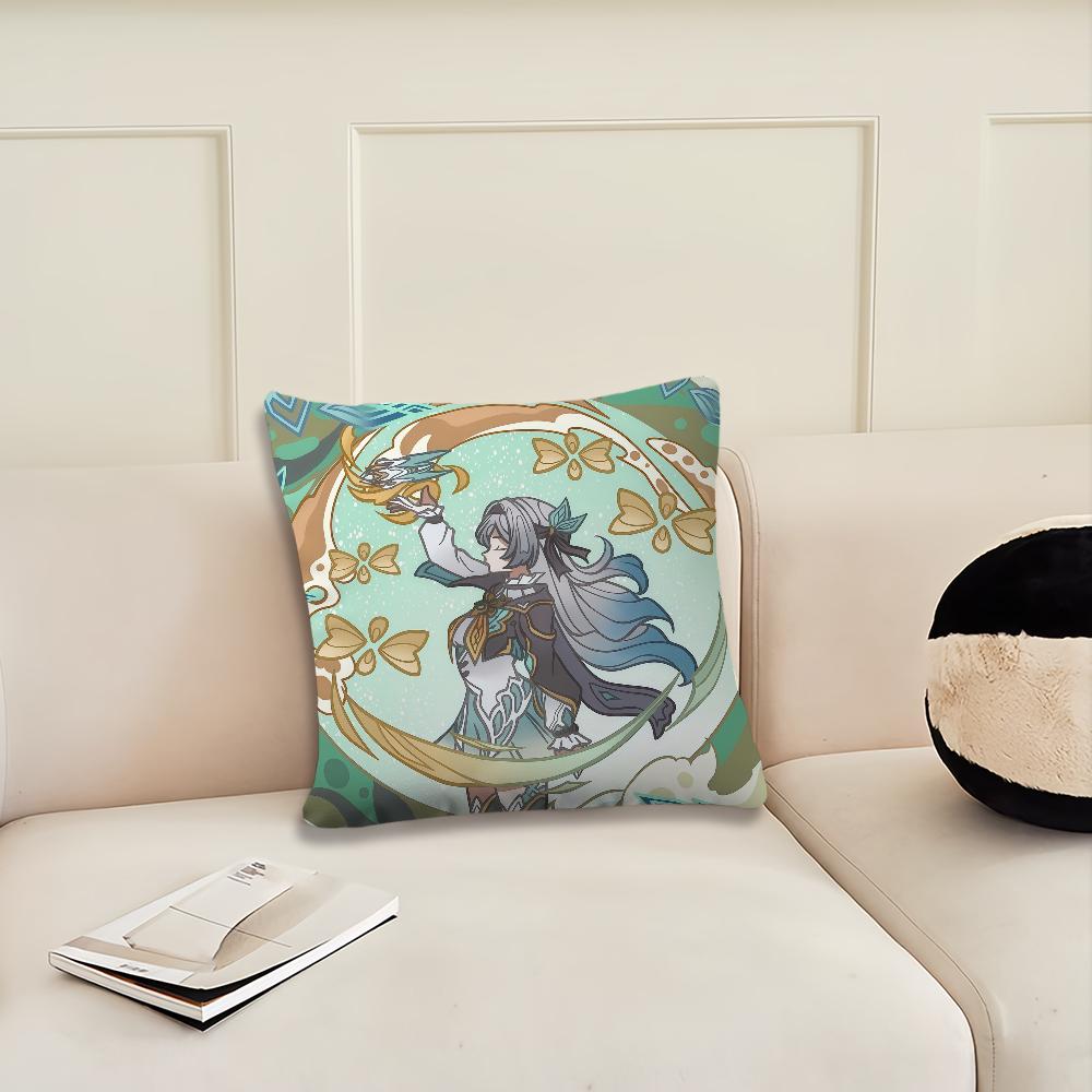 Game Honkai Star Rail cushion cover Pillow Cover Decoration Room Home Sofa living Office Car Nordic Simplicity