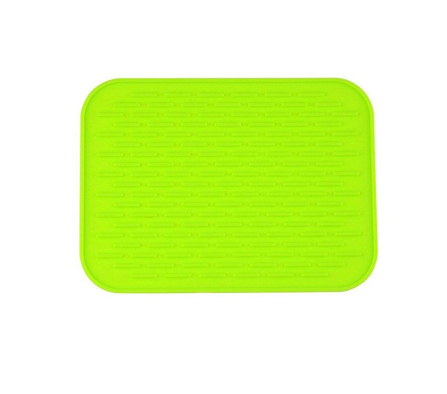 Kitchen Heat Non Slip Resistant Trivet Pot Silicone Holder Mat Tray Straightener Insulation Mats with Rich Colors
