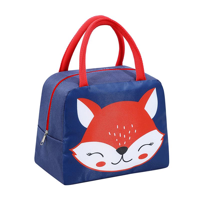 Insulated Cartoon Pet Lunch Bag for Kids – Cute Bento School Meal Tote with Thick Aluminum Foil