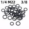 40Pcs Seal O Ring Rubber Set For High Pressure Washer 1/4" 3/8" M22 Quick Disconnect Fitting Gasket Washer