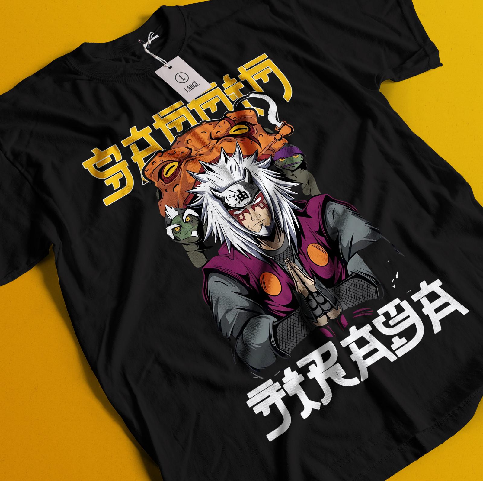 Jiraya T-Shirt Mens Womens Tees Top Naruto Tshirt Tsunade Shirt Madara Kakashi Itachi Pain Rock Lee 4XL