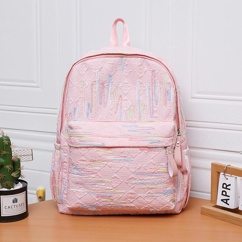 Schoolbag Female New Cartoon Graffiti Middle and High School Students Backpack Large Capacity Backpack Small Fresh Cute Students