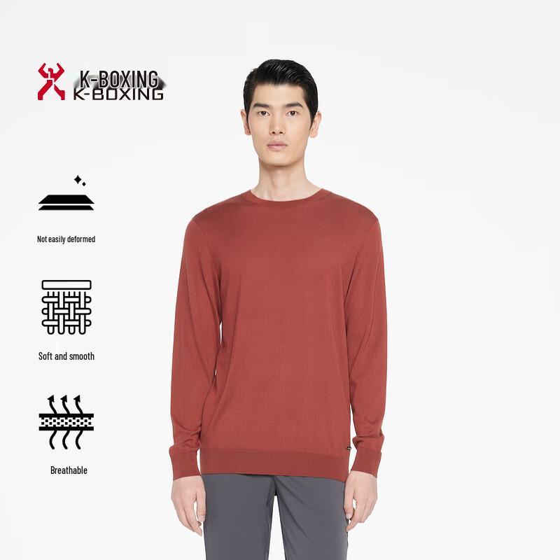 K-Boxing Men s Round Neck Knit Sweater 175/L