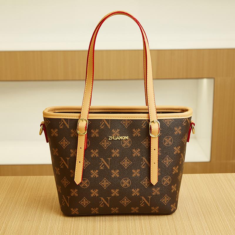 Large capacity tote bag trendy high-end texture women's bag casual underarm bag versatile messenger bag