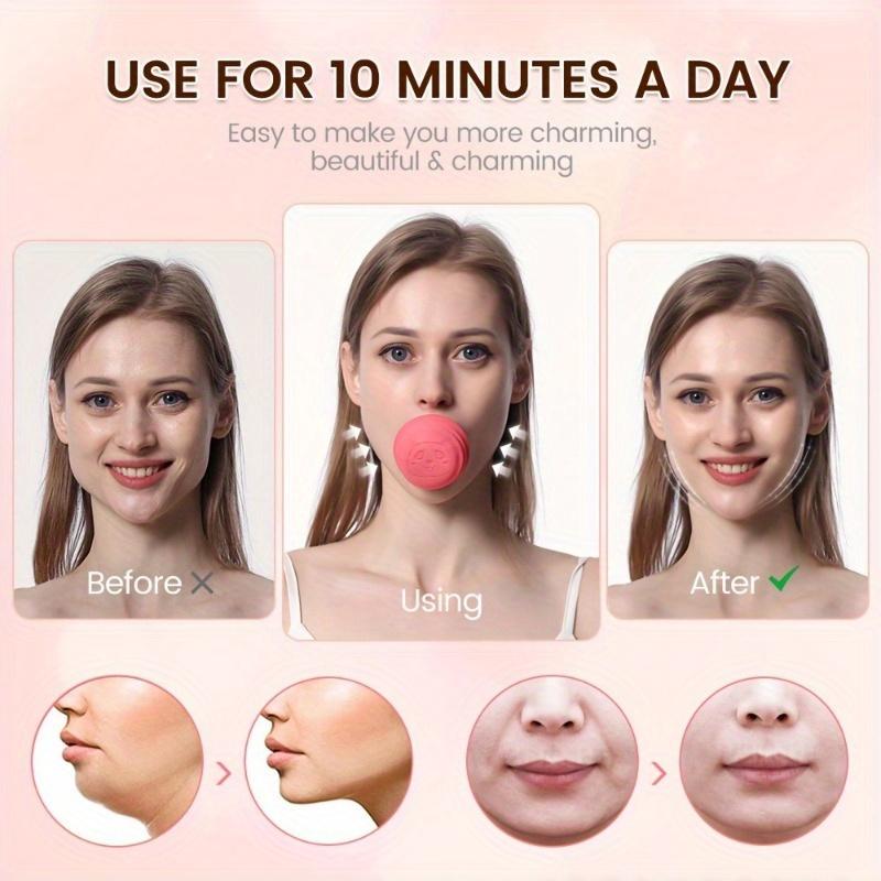A Panda Pattern Facial Sculpting Exerciser For Jawline Contouring And V-line Lifting - Easy 10-minute Daily Use