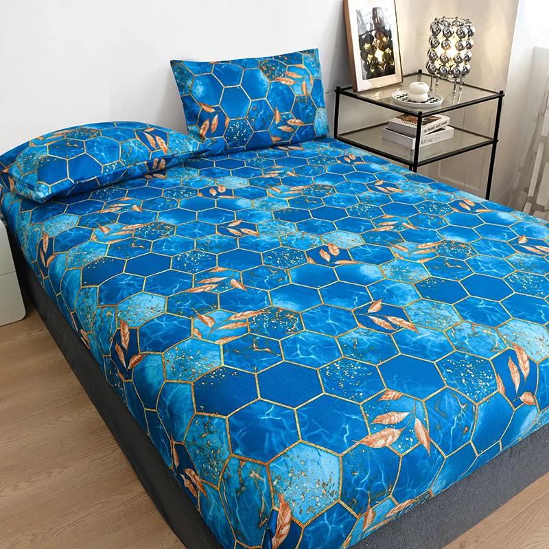 Elegant borstad lakansväv i polyester - Lyxig känsla, Lättskött, Enkelsäng/Dubbelsäng/Kingsize/Queensize