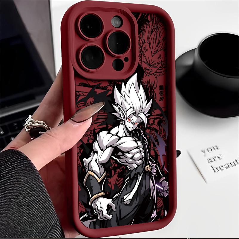 Black Anime Super Saiyans Hot Phone Case For IPhone 17e 17 16e 16 15 14 13 12 11 Air Pro Max Mini XR XS Plus Soft TPU Back Cover