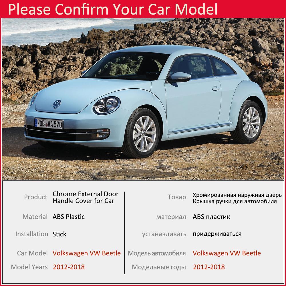 Für Volkswagen VW Beetle New Beetle 2012 2013 2014 2015 2016 2017 2018 Chrom Türgriff Abdeckung Trim Catch Auto kappe Zubehör