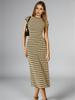 Russian-European Sleeveless Striped Knit Dress 2026 Summer African Women's Fashion