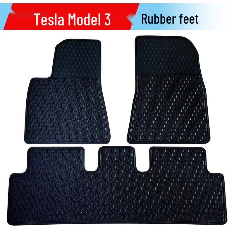

Waterproof Rubber Floor Mats for Tesla Model S, Model Y, and Model 3 Model 3