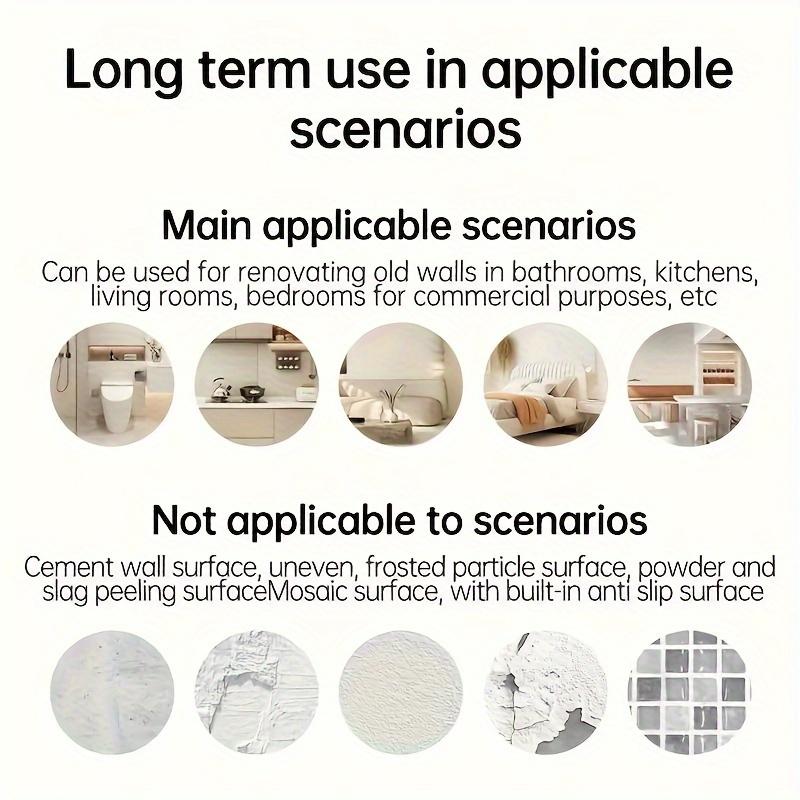 Zelfklevend Behang met Textuur 1 Stuk - Vinyl Afneembare Stick-On Rol met Verspringend Patroon, Ideaal voor Woonkamer Meubels & Huisdecoratie