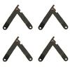 Silver Support Hinges Tables. Wine Boxes 4pcs 68x11 Mm