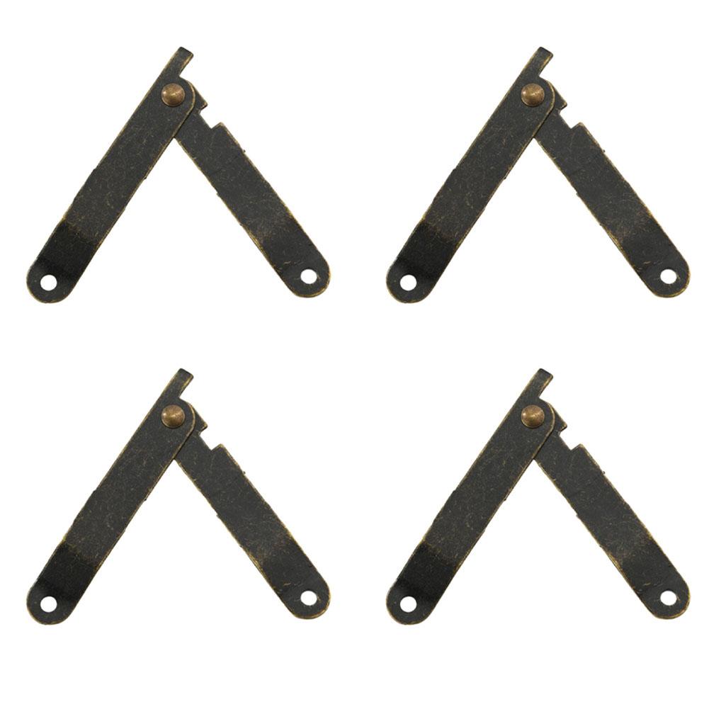 Silver Support Hinges Tables. Wine Boxes 4pcs 68x11 Mm