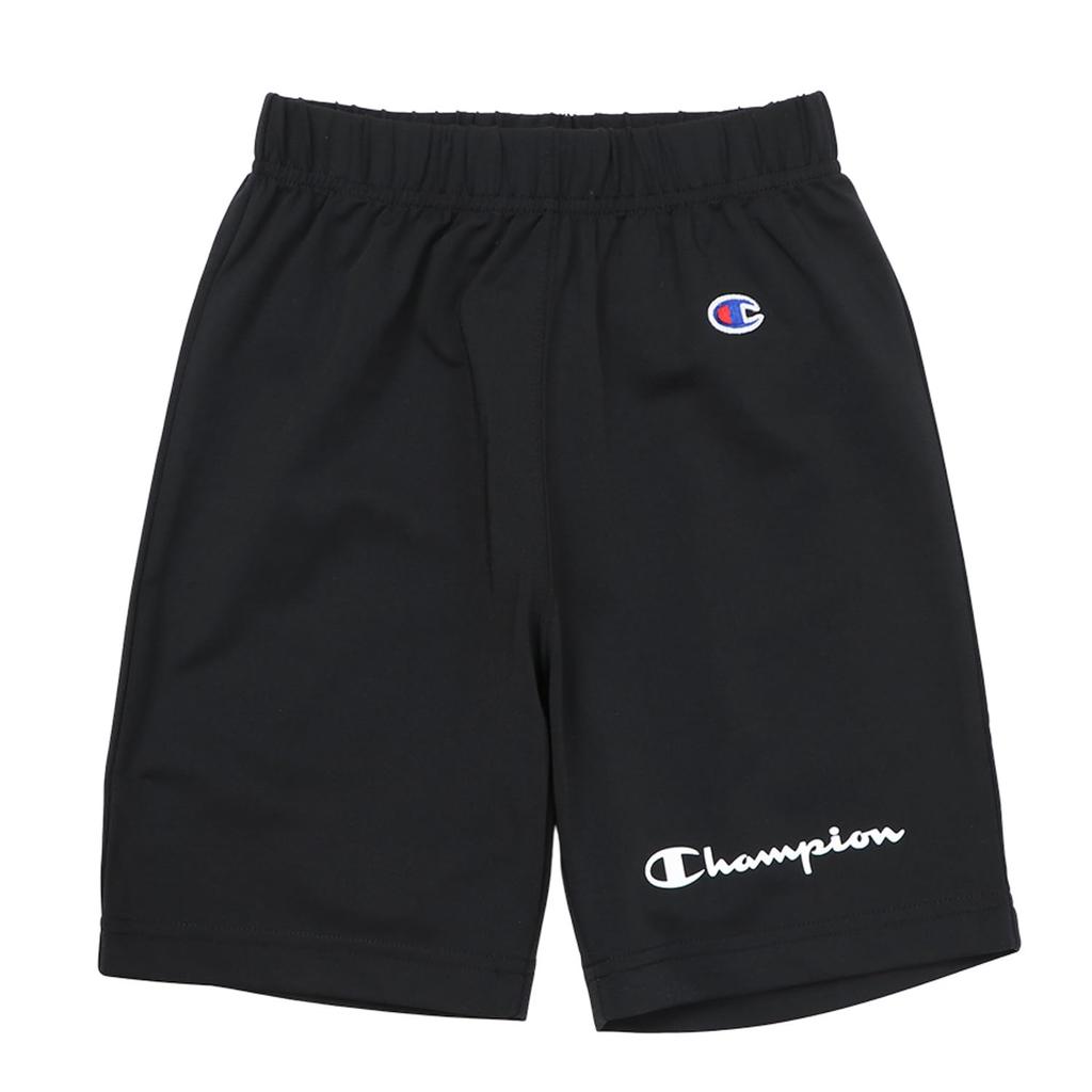 Kids Short Round Relax Graphic Logo Shorts Boys Blue 110 [Champion] T-shirt, Sleeve, Neck, Fit, Print, T-shirt & Set, Casual, CK-ZW02,