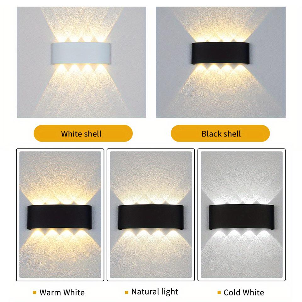 8W LED Wall Light Outdoor Waterproof Modern Indoor Wall Lamps Living Room Porch Garden Lamp
