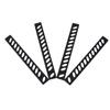 5 Pcs Chef Knife Edge Guards Plastic Black Knife Blade Protector Cover Kitchen Tools Scabbard Kitchen Accessories