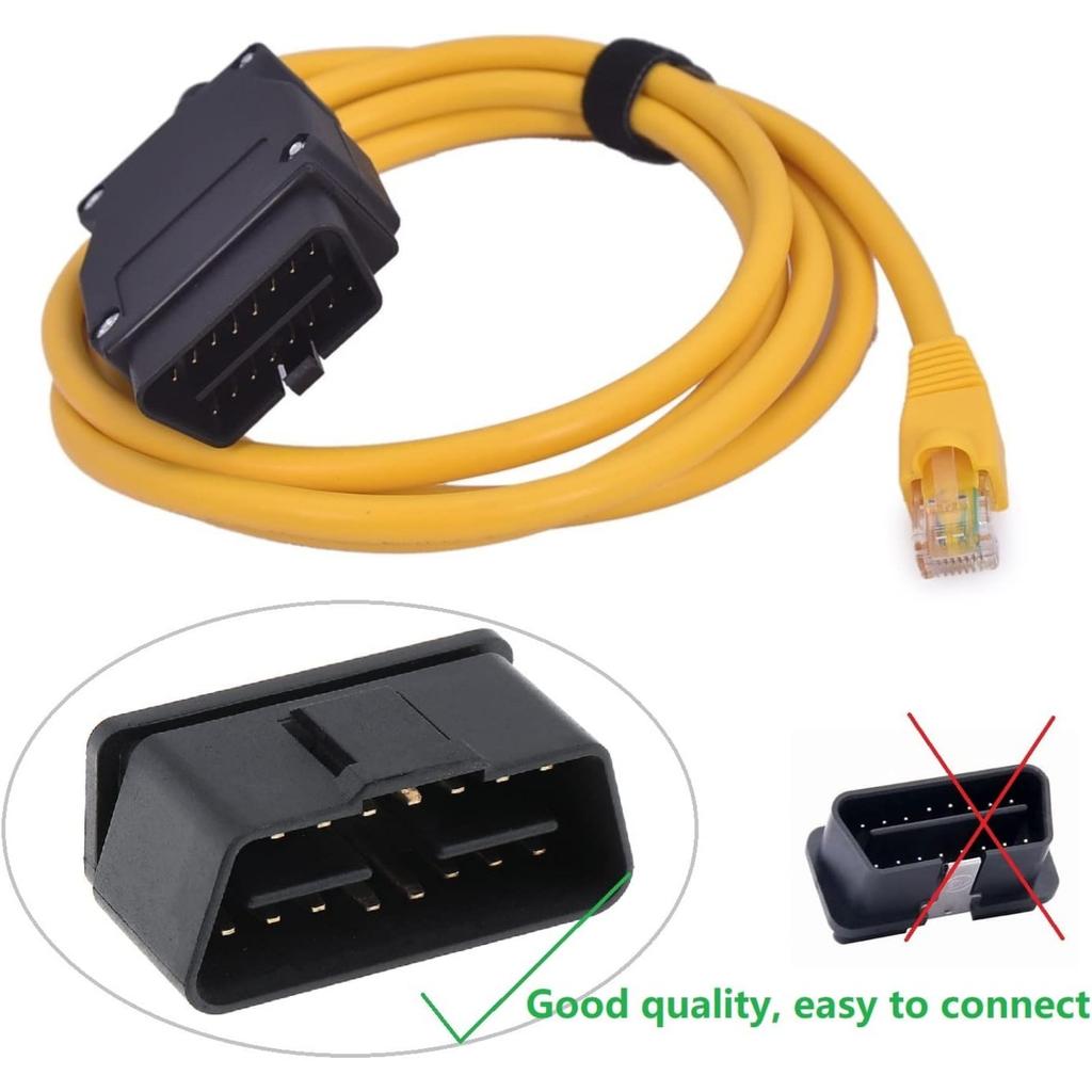 RJ-45 Cable, Connection Tools, Ethernet To OBD, Interface Cable, Coding for F Series for BMW