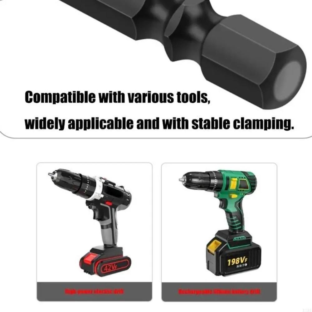 1pc /3pcs Dry-drilling Tile Hole Opener Hexagonal Shank Tile Drill Bit Tiles Brazing Glass Marble