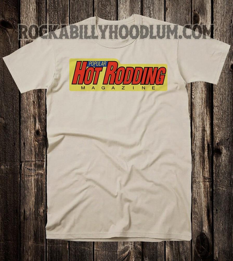 

Retro Hot Rod Tee T Shirt Drag Race Speed Shop Popular Hot Rodding Magazine M