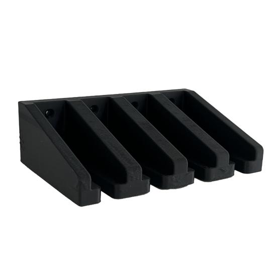 Parallel Clamp Rack Wall-Mounted Clamps Holder Stores Up to 4 Woodworking Clamps Bar Clamps Organizer for Workshop Shed