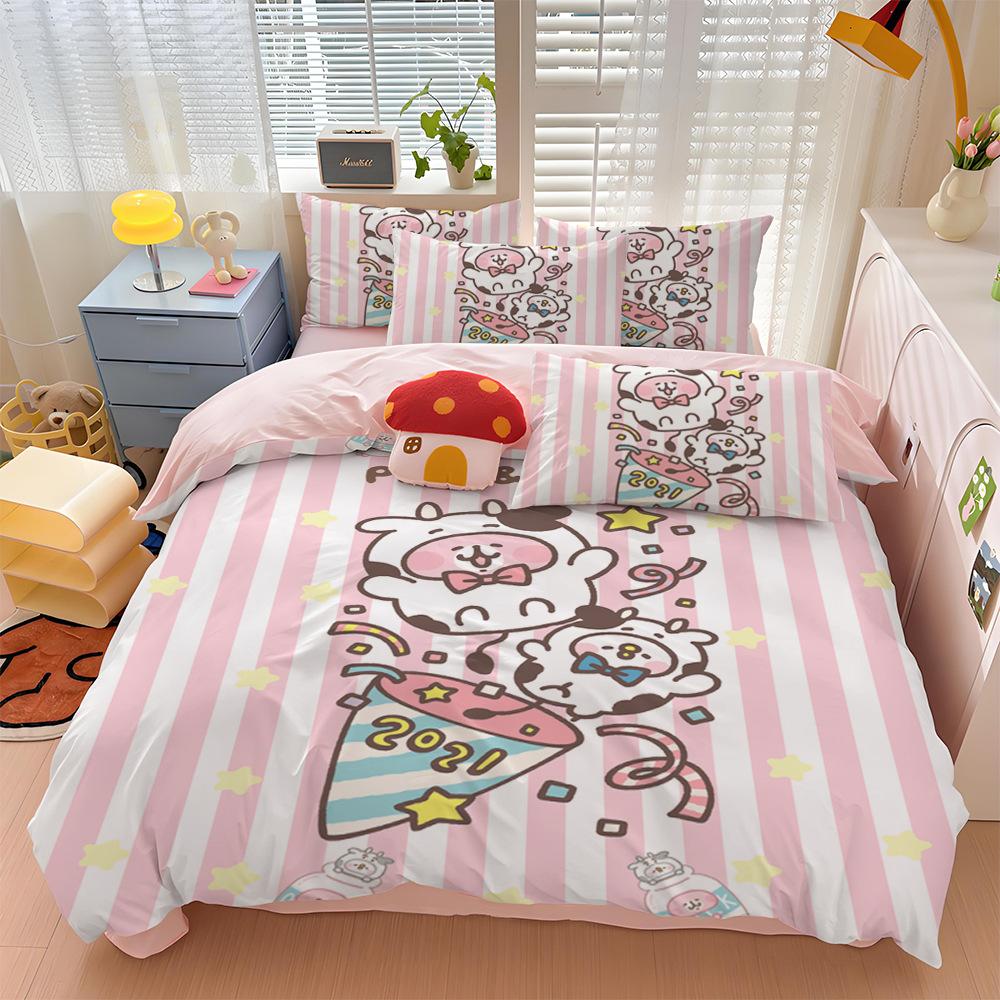 Neues Design Kanahei Bettbezug Kissenbezug Niedliches Kanahei Bettwäsche-Set für Erwachsene Jungen Mädchen Schlafzimmer Kinder Einzel Doppel