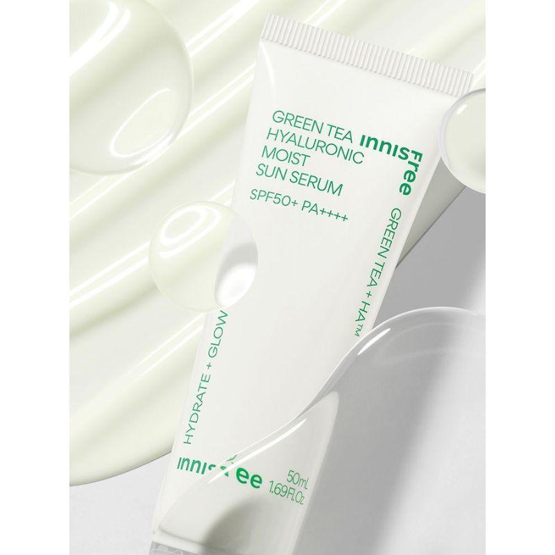 Innisfree Green Tea Hyaluronic Sun Serum 50mL 1+1 Set