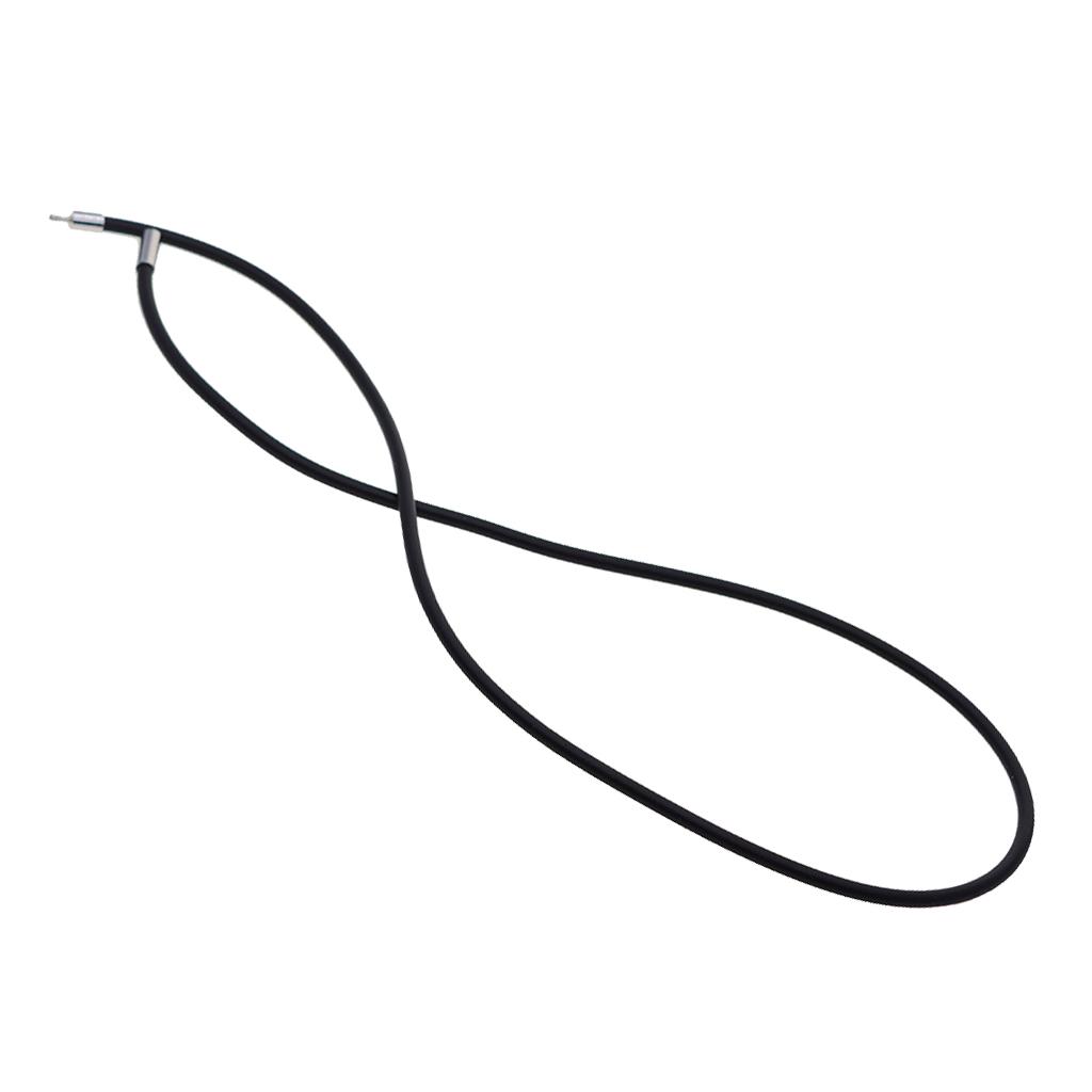 

Жіноче намисто з чорної гуми, жіночий браслет, ювелірні аксесуари для дівчинки, 45 см 50cm чорний