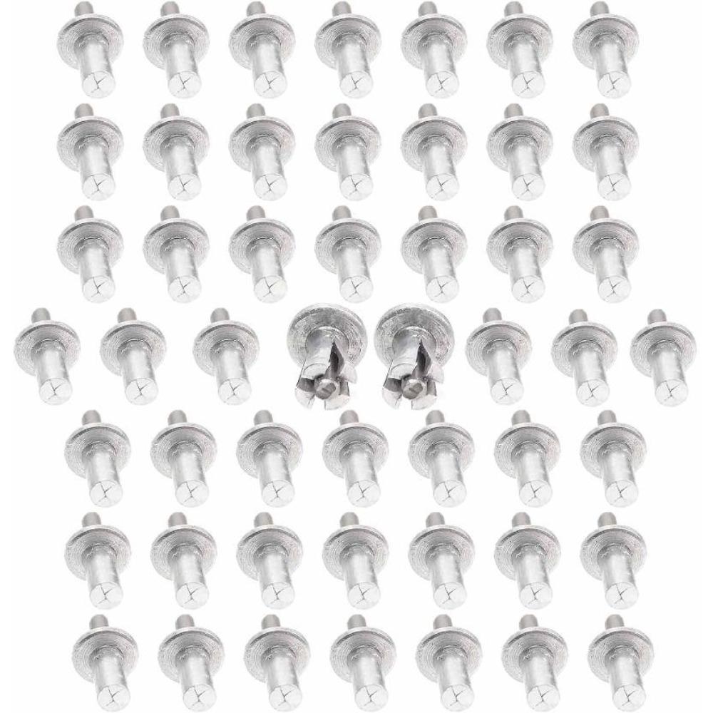 100 buc 7/9/11mm nituri cu ciocan, aliaj, cuie de expansiune, cap, percuție, șuruburi de expansiune, elemente de fixare, instrument de fixare