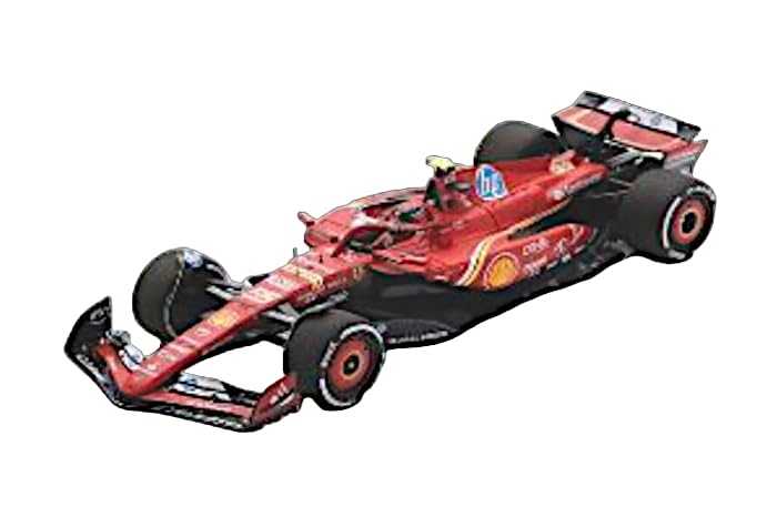 Looksmart 1/43 Scale Scuderia Ferrari SF-24 2024 F1 United States Grand Prix Austin 2nd Place #55 C. Sainz Completed Model with Sponsor Logos