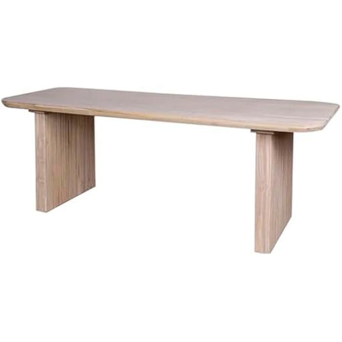Table de Salle à Manger - HOME ESPRIT - 250 x 100 x 77 cm - Multicolore - Rectangulaire - 8 places