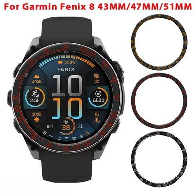 Dla Garmin Fenix 8 43mm 47mm 51mm Pierścień Ramki Ramka Stylizująca Etui Pokrowiec Ochrona Akcesoria Ramki Ze Stali Nierdzewnej