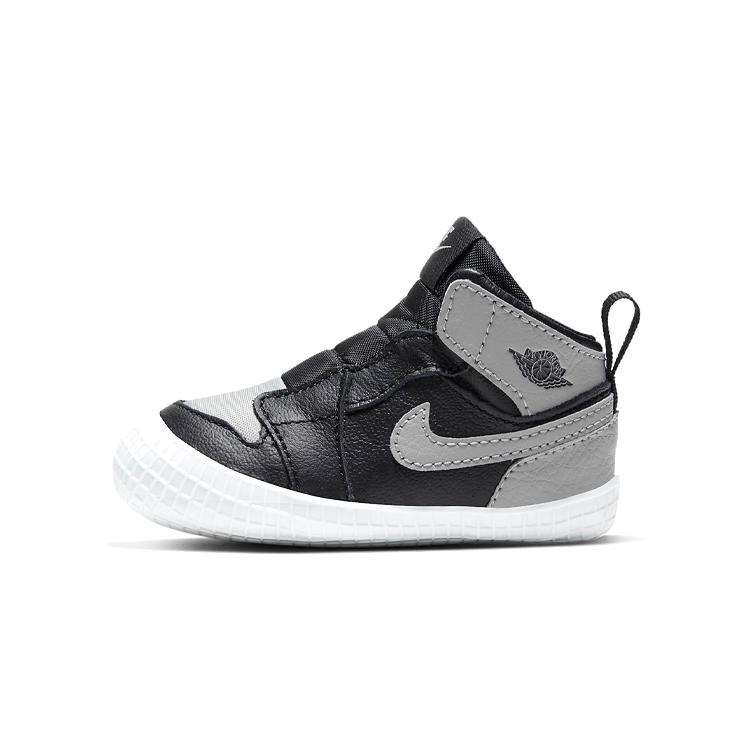 Jordan 1 Crib Bootie Black Medium Grey I AT3745-013 18.5