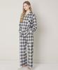 [BYC] Unisex Cotton Fleece Blue Check Pajama Set [Shipped from Korea] 100% Authentic