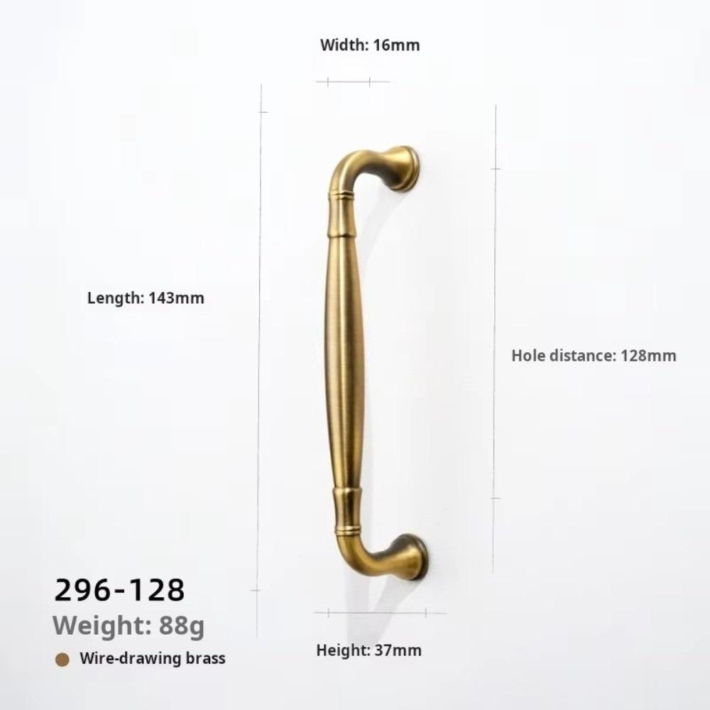 Zinc Alloy Cabinet Door Handles Antique Bronze Wardrobe Door Handles Furniture Hardware