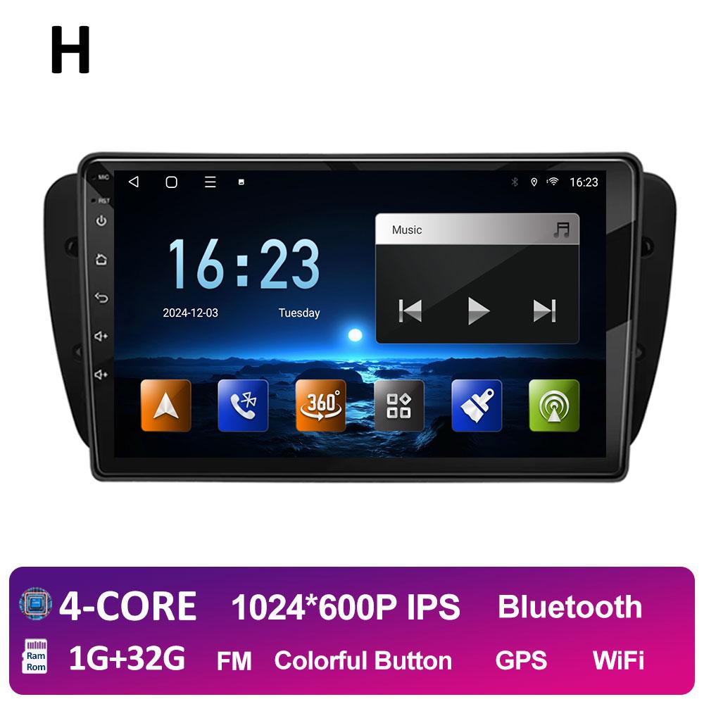 For Seat Ibiza MK4 6J 2008 2009 2010 2011 2012 - 2015 Navigation GPS Autoradio DSP Stereo Android OS QLED IPS Screen Accessories
