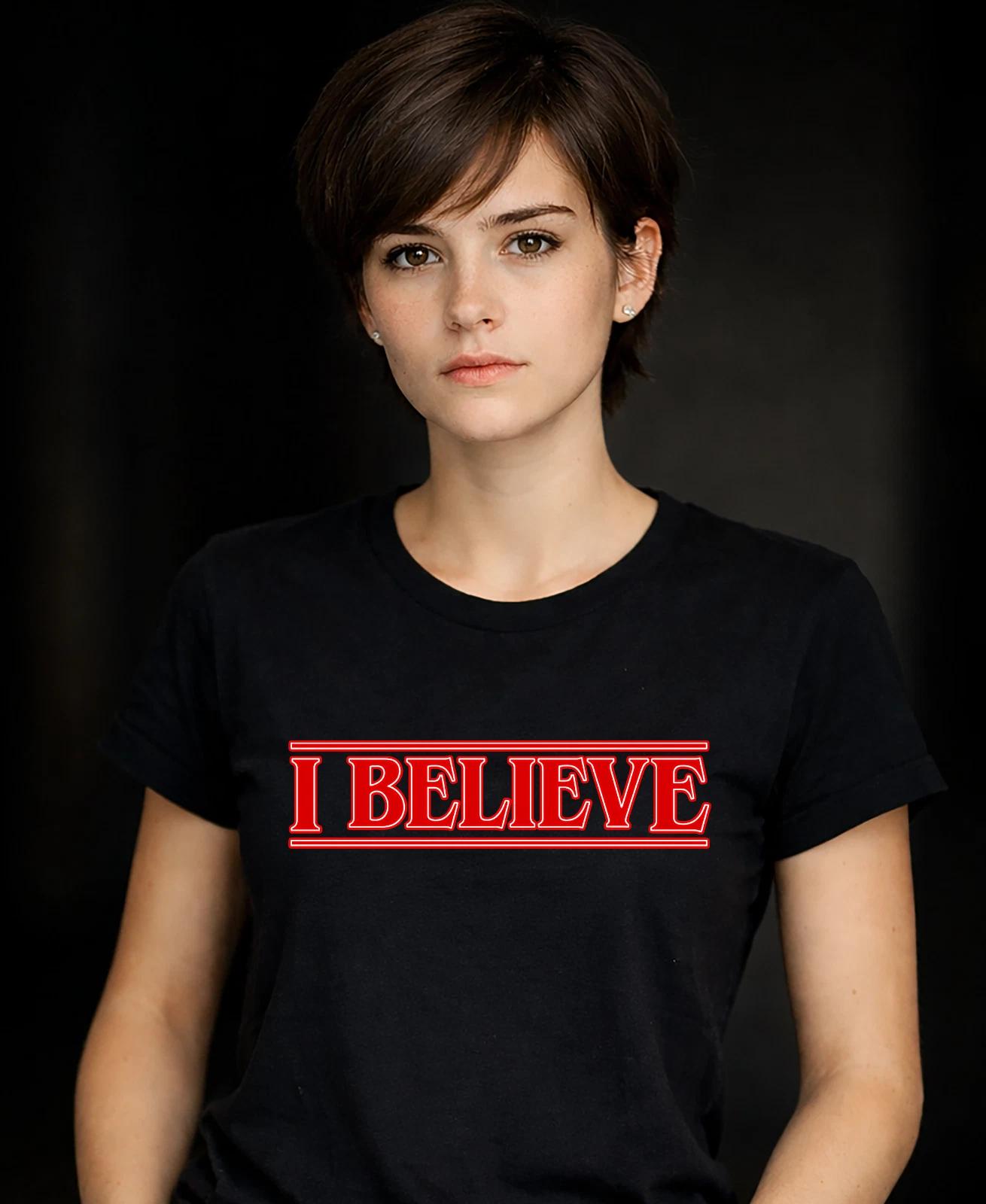 Я ВЕРЮ Черная футболка M