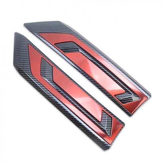 Передняя центральная решетка Декоративная накладка на решетку Для Toyota Rav4 Limited/LE/XLE/Hybrid 2019-2025 красный