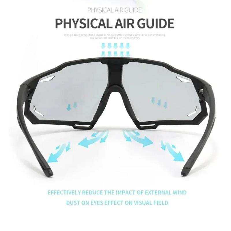 Photochromic Sports Glasses Men Woman Polarized Bike Eyewear for Mountain Cycling UV400 Sunglasses Bicycle Road Óculos Ciclismo