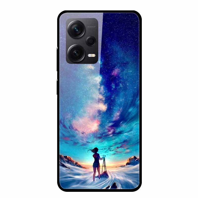 Tempered Glass Cases For Redmi Note 12 Pro Plus 5G Covers Note12 Hard Back Covers for Xiaomi Redmi Note 12 Pro Capas Protective